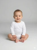 Pack Of 3 - Baby Bodysuits Romper Baby Inner Romper Full Sleeves White and Multi Availble 0 to 18 Months sizes Rafias collection