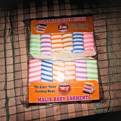 Pack of 6 Newborn Baby Roll Towel