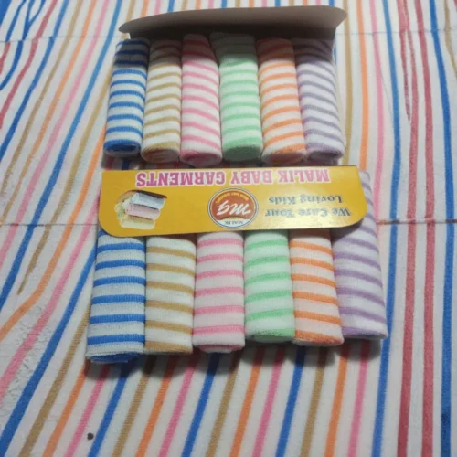 Pack of 6 Newborn Baby Roll Towel