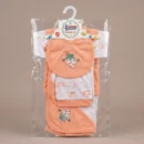 5-PCs Baby Cotton Starter Set – Hanger Packing - Orange